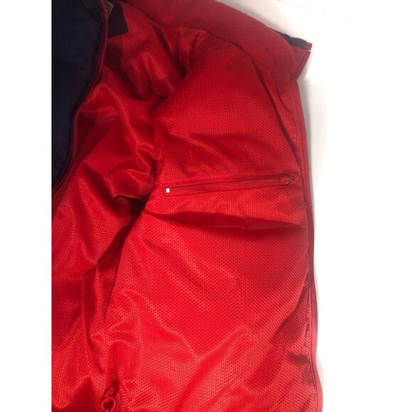 Cruel Girl  Quilted Feather Down Blue/Red Puffer Vest Women's Size Medium - Picture 6 of 8